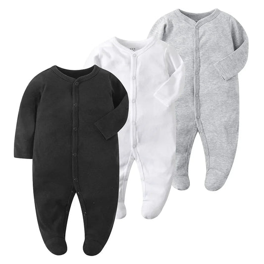 Baby Bodysuit Long Sleeve 100 Cotton For Spring Autumn Newborn