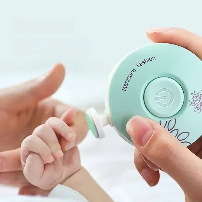 Electric Baby Nail Trimmer for Newborns and Infants Manicure Kit