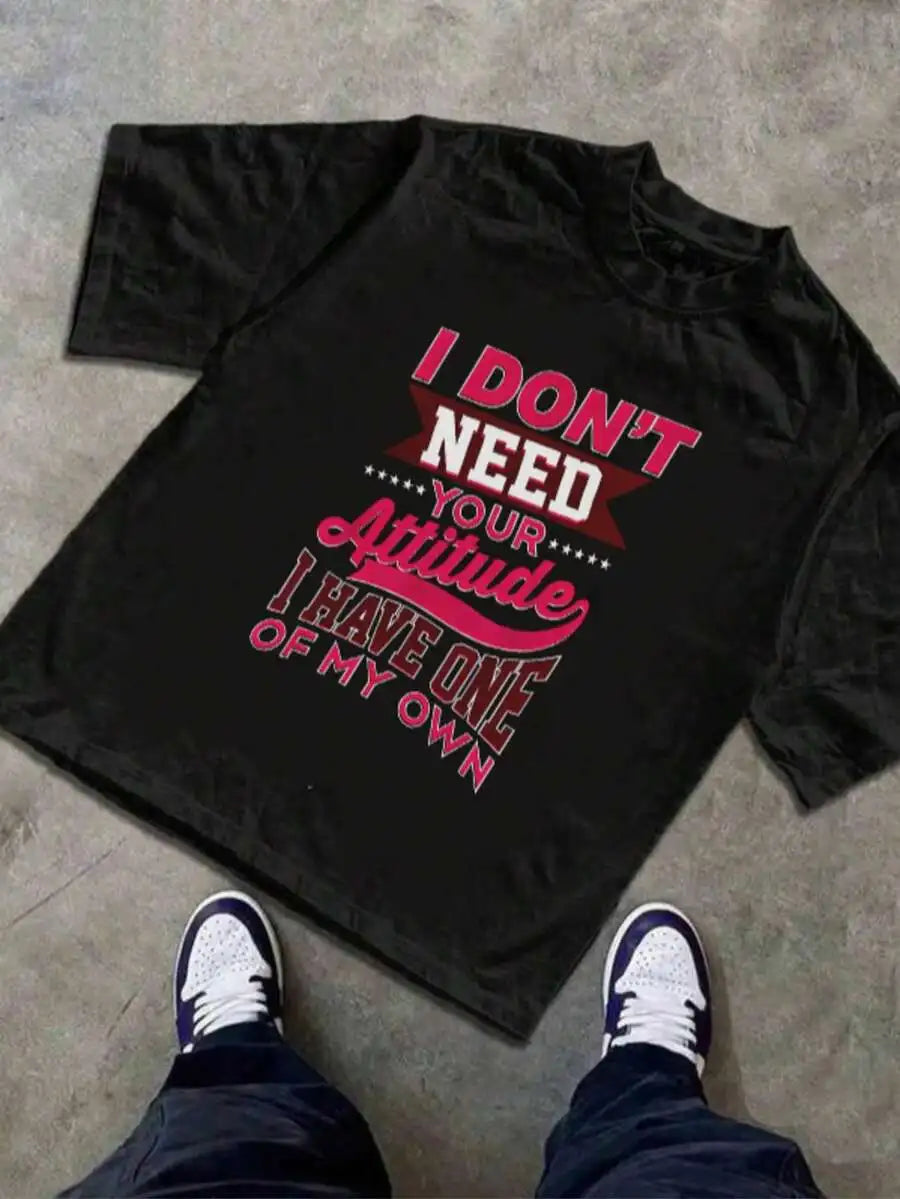 Tween Girl Cotten Clothes,Y2K-Inspired Letter Print T-Shir-Perfect For Spring/Summer/Fall,Fashion, Streetwear, Unisex, Men, Wome
