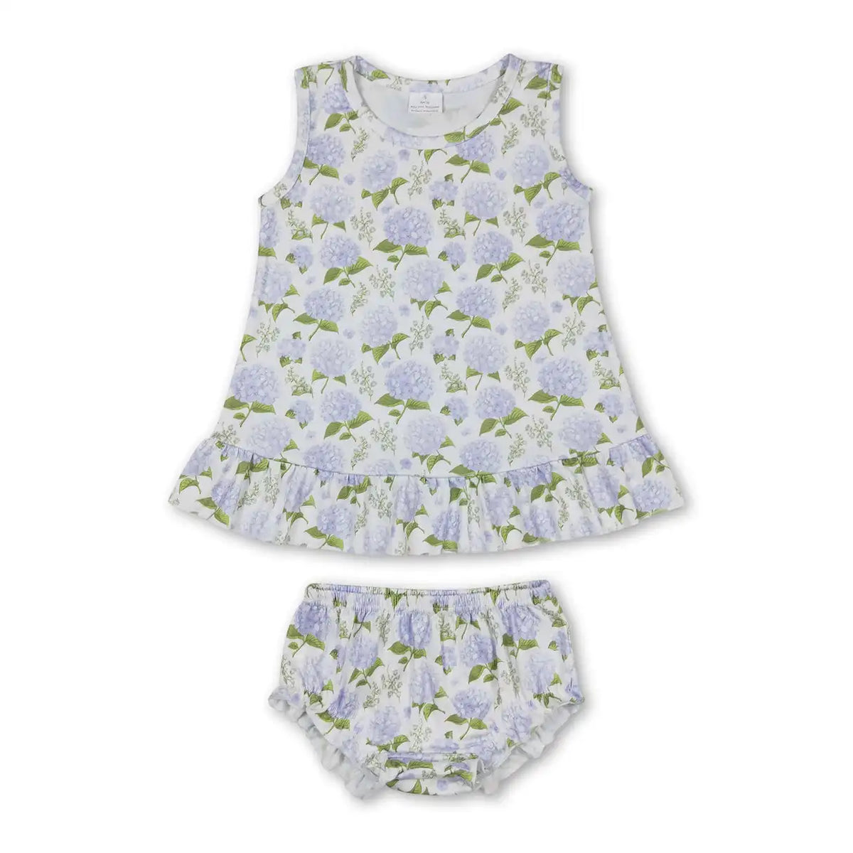 Girls Floral Tunic Top And Bummies Outfit Set For Everyday