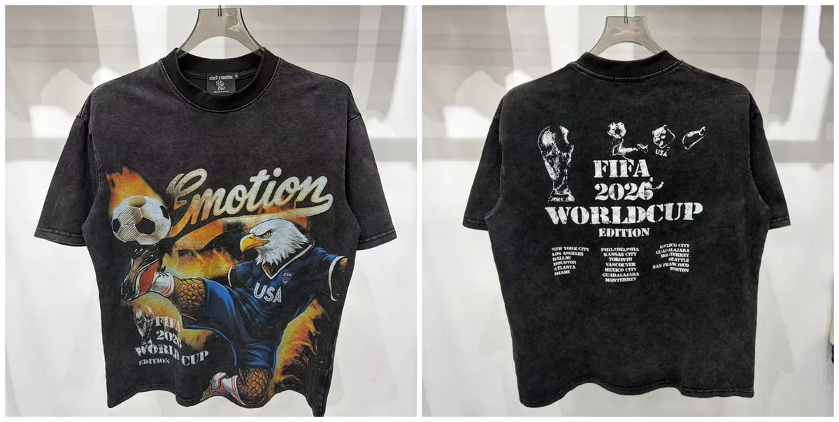 Mixed Emotion Printed Cotton T Shirt For Men Women