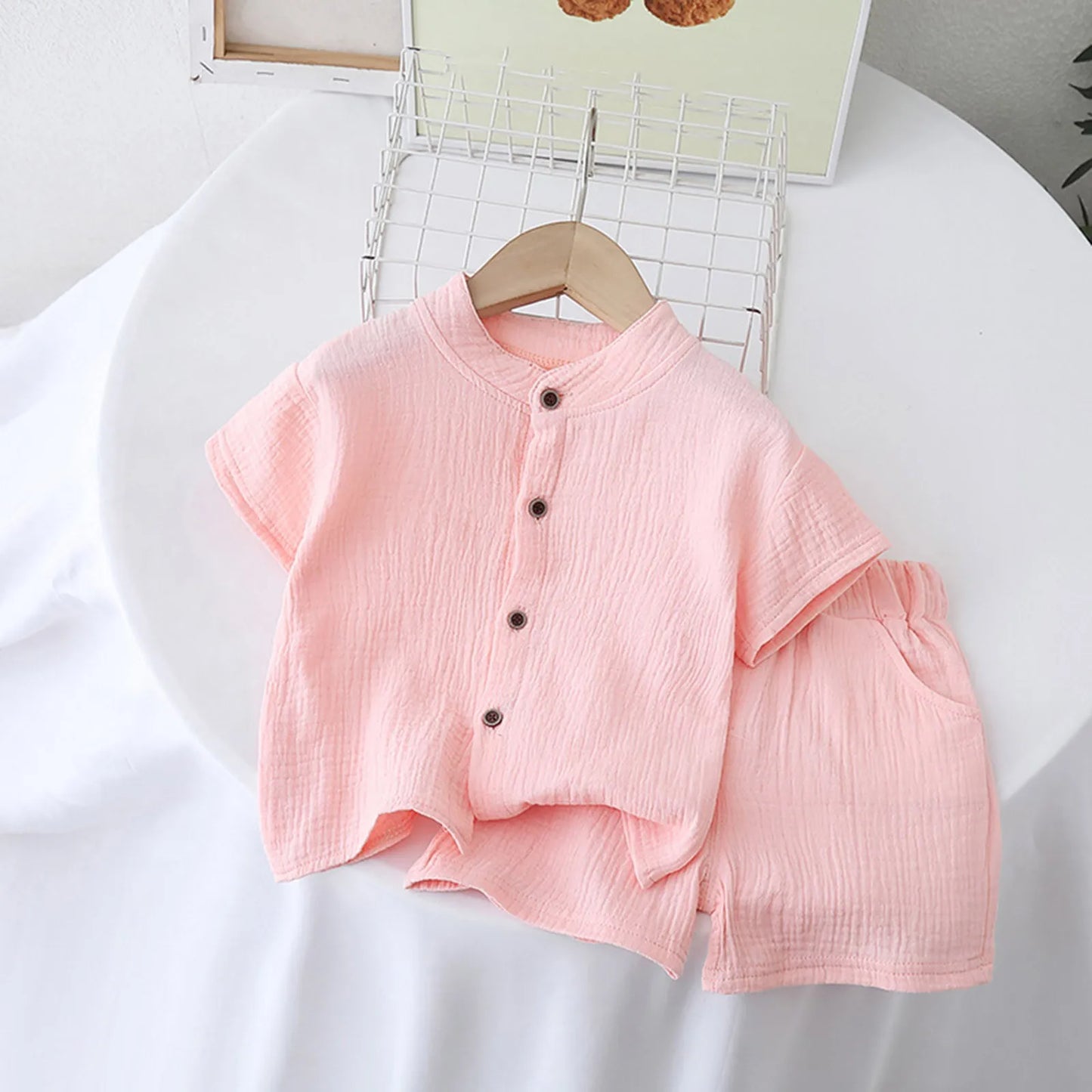 ZOMAXIUJEE Toddler Summer Sets For Boys And Girls Polyester
