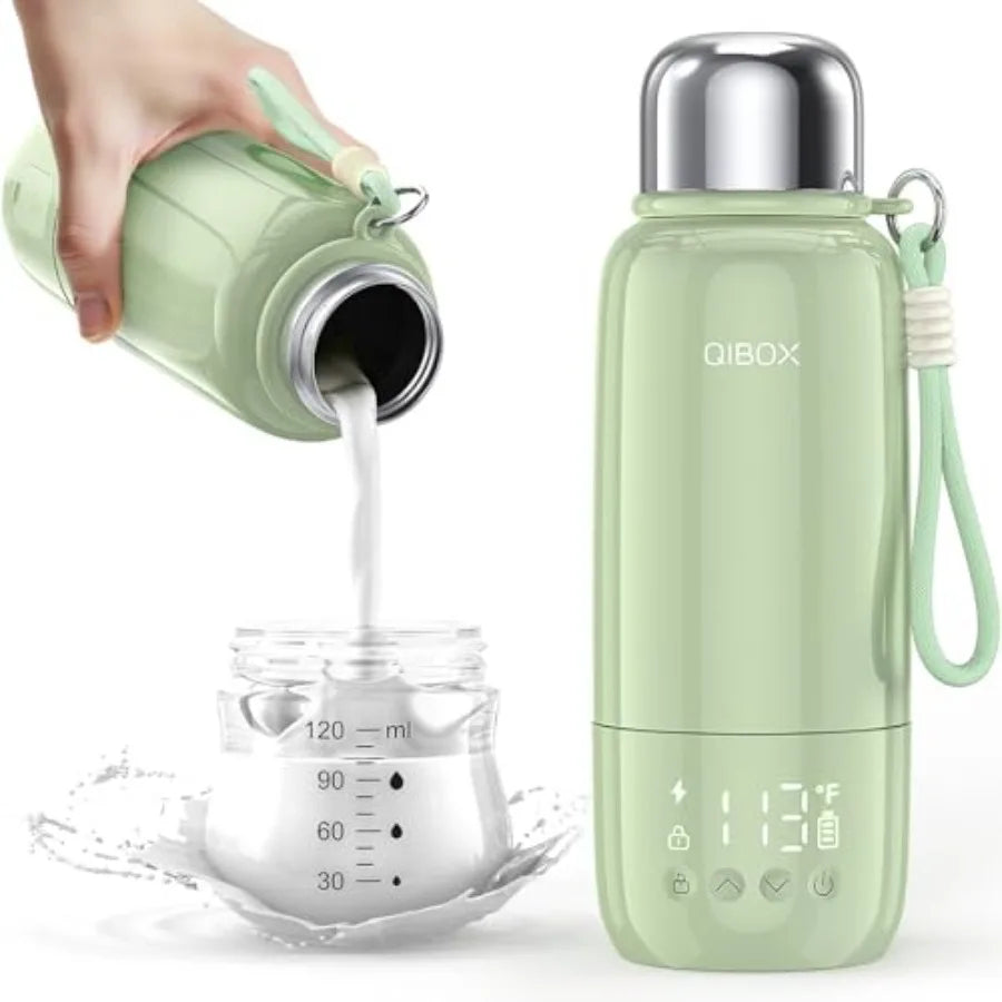 Portable Bottle Warmer For Travel 3 Minute Breast Milk And Formula Rechargeable