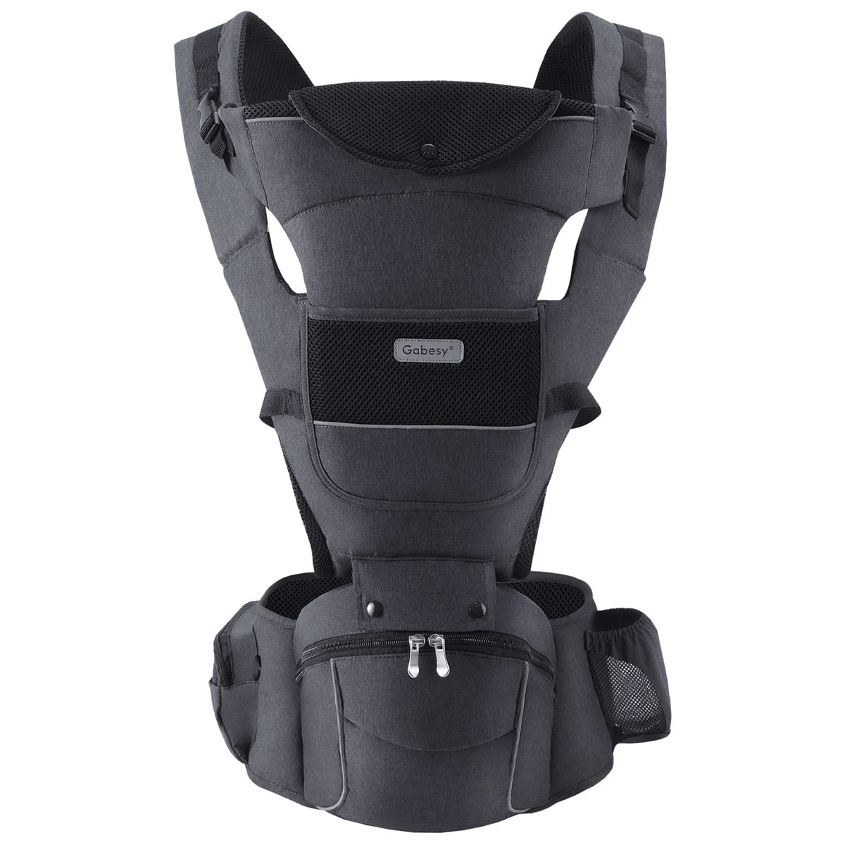 Ergonomic Baby Growth Carrier With Removable Plate And Safety Strips