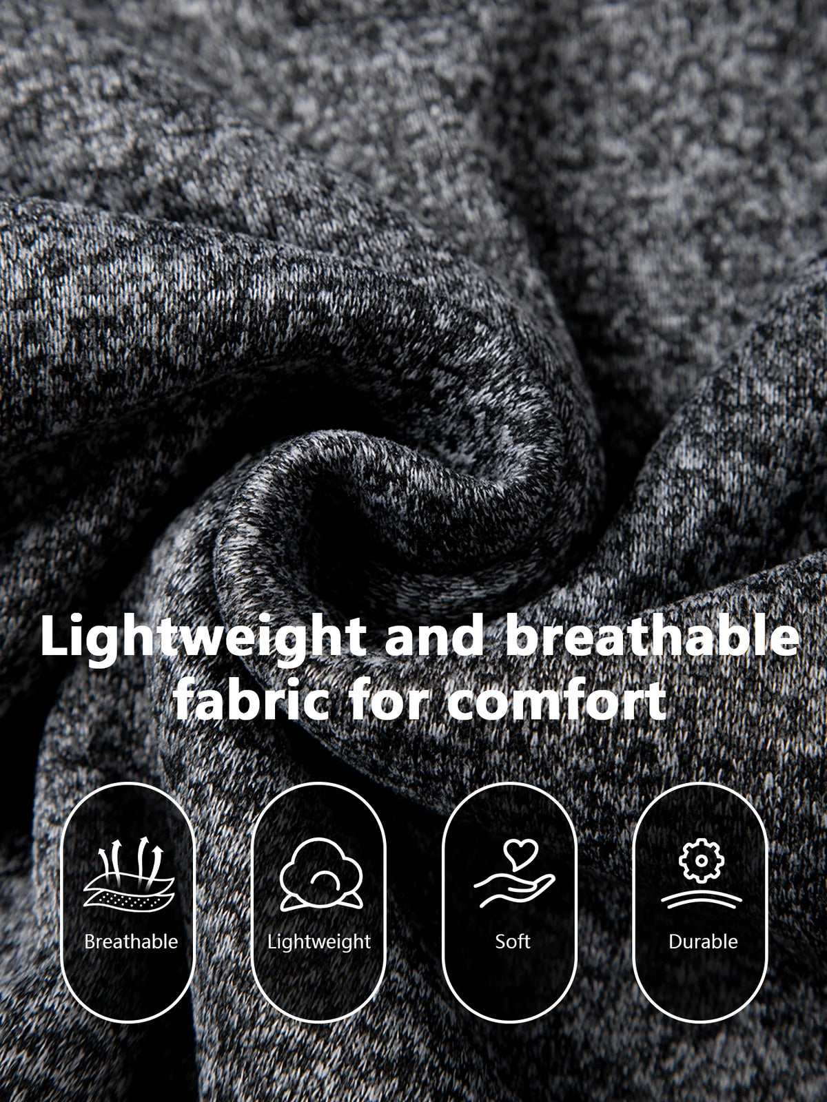 Men 1/4 Quarter Zip Pullover Sweatshirt Heather Mock Neck Top Contrast Zipper Casual Long Sleeve Sweater
