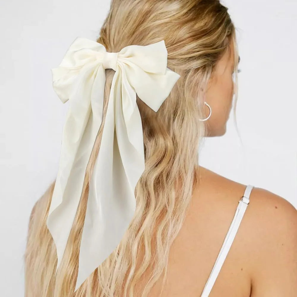 New Bows Hair Clips Bow Barrette Headband for Girl Bow Ribbon Hair Clip JZ094