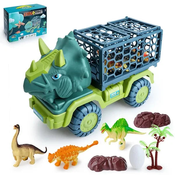 Dinosaur Inertia Transport Toy Car For Kids Play Set