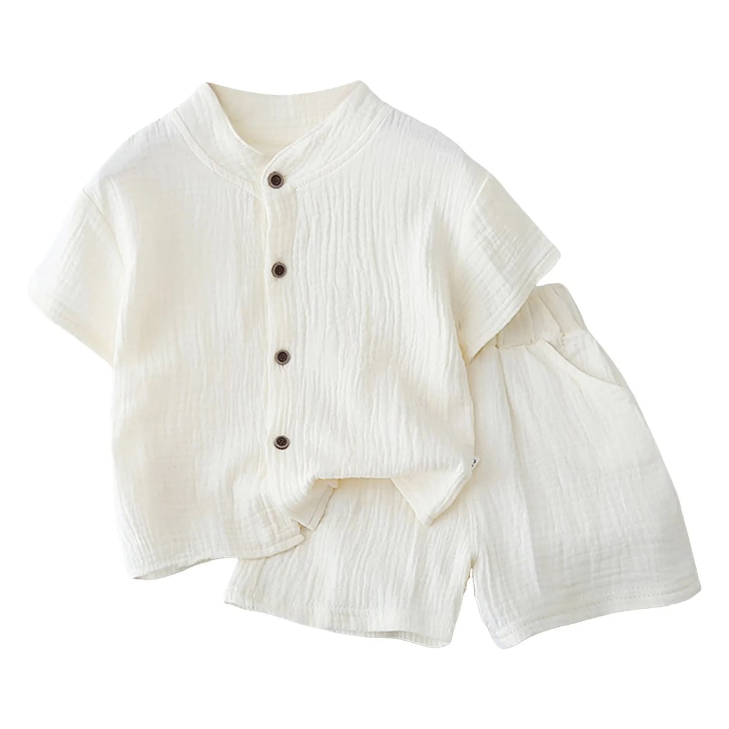 ZOMAXIUJEE Kids Summer Set Outfit For Boys And Girls 4 To 6Y Polyester