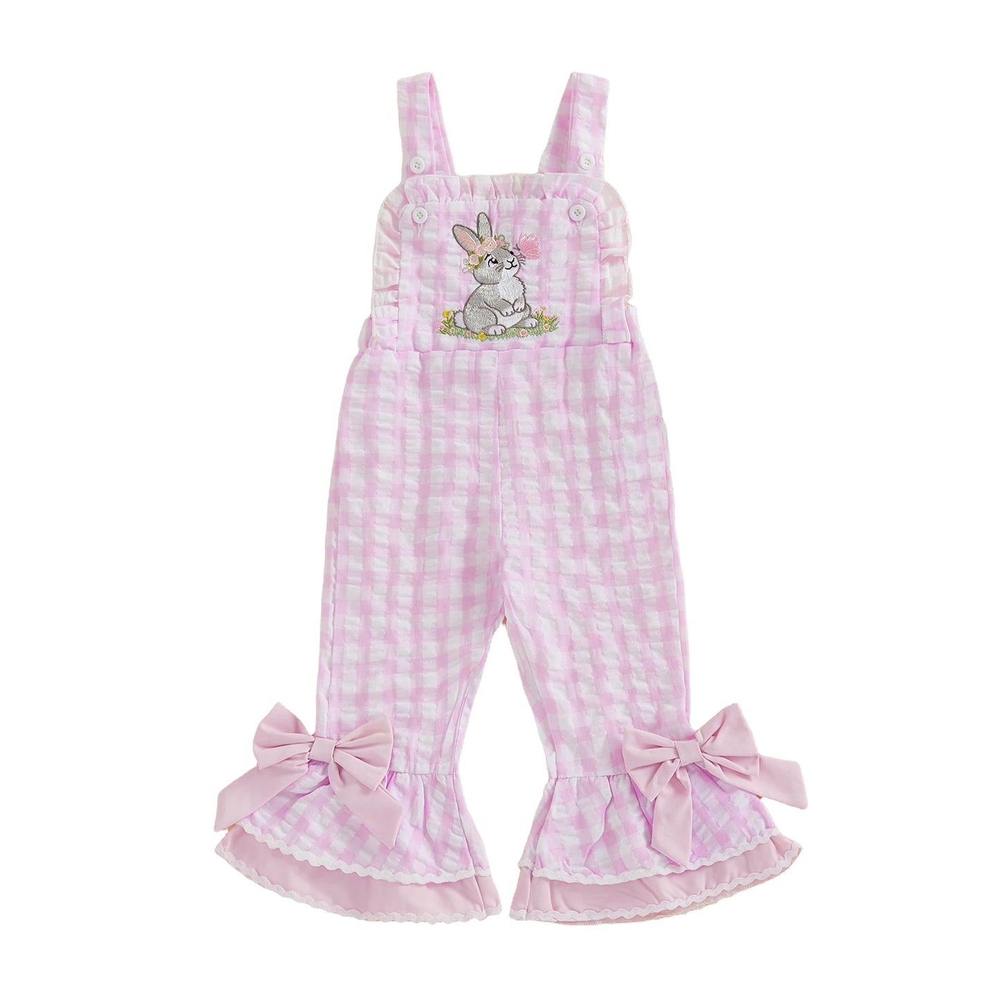Adorable Baby Girls Floral Ruffle Romper Set With Bow Headband
