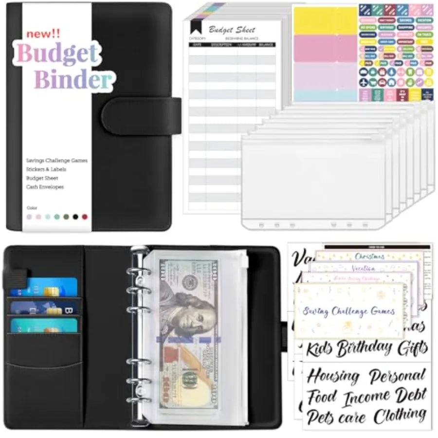 Budget Binder With Money Saving Challenge And Cash Envelopes