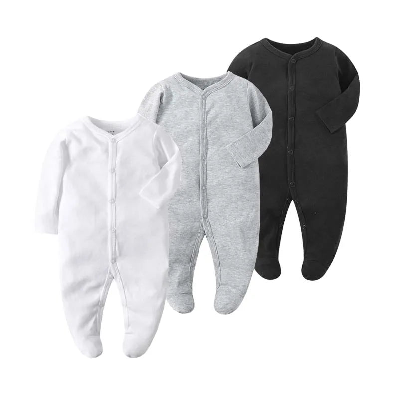 Baby Bodysuit Long Sleeve 100 Cotton For Spring Autumn Newborn