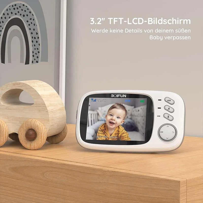 BOIFUN Wireless Baby Monitor With Camera VOX Night Vision Temperature