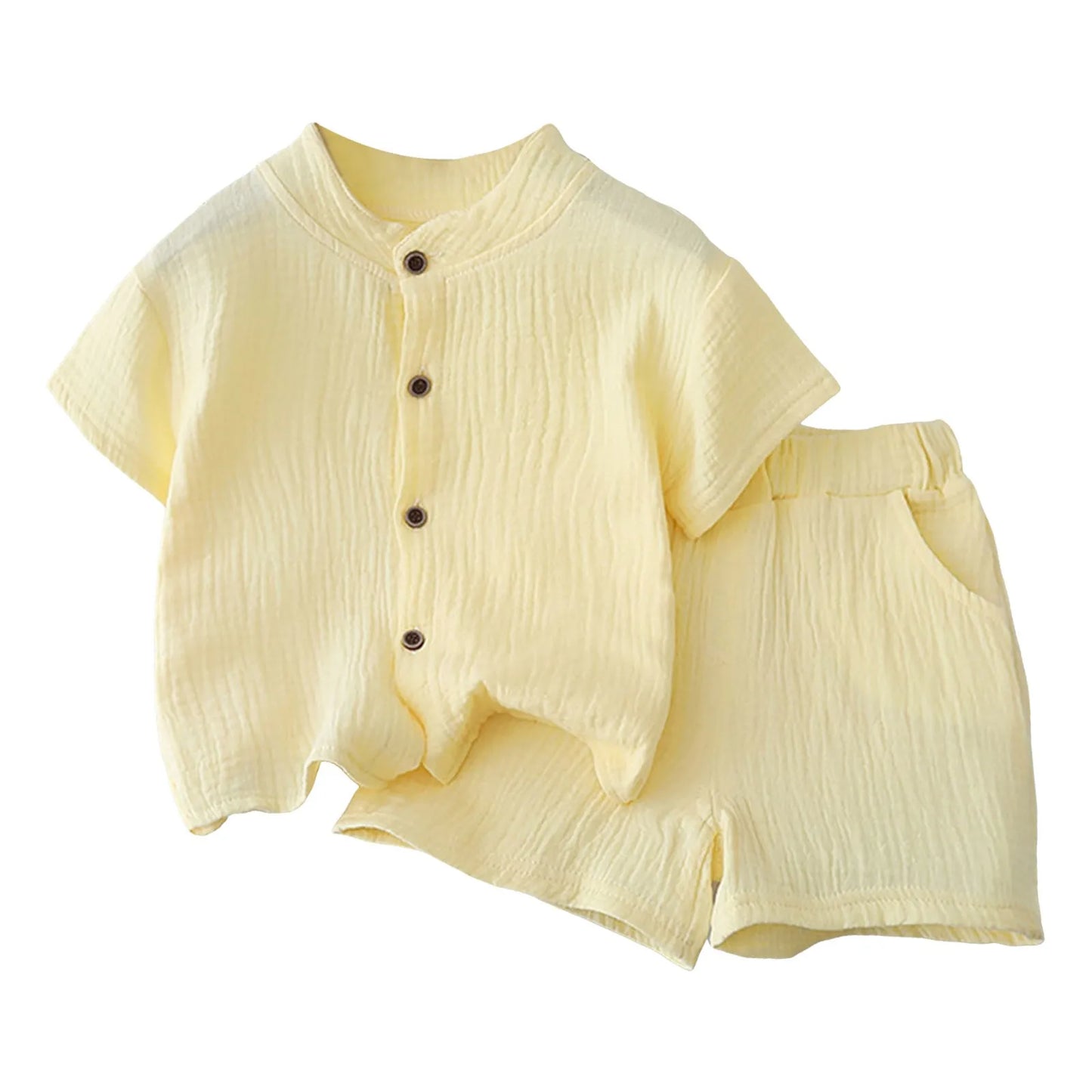 ZOMAXIUJEE Kids Summer Set Outfit For Boys And Girls 4 To 6Y Polyester