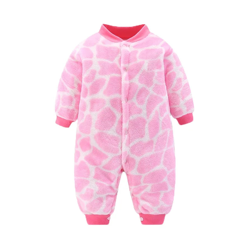 Childdkivy Infant Romper Jumpsuit Soft Flannel Baby Clothes