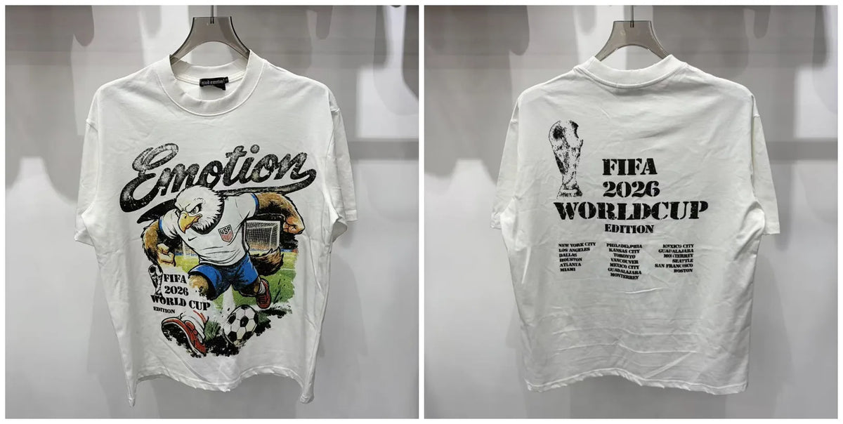 Mixed Emotion Printed Cotton T Shirt For Men Women