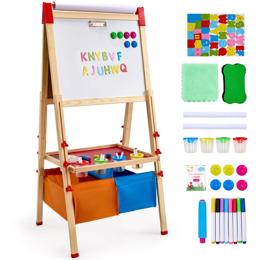 SucceBuy Magnetic Drawing Board For Kids Standing Art Easel Toy