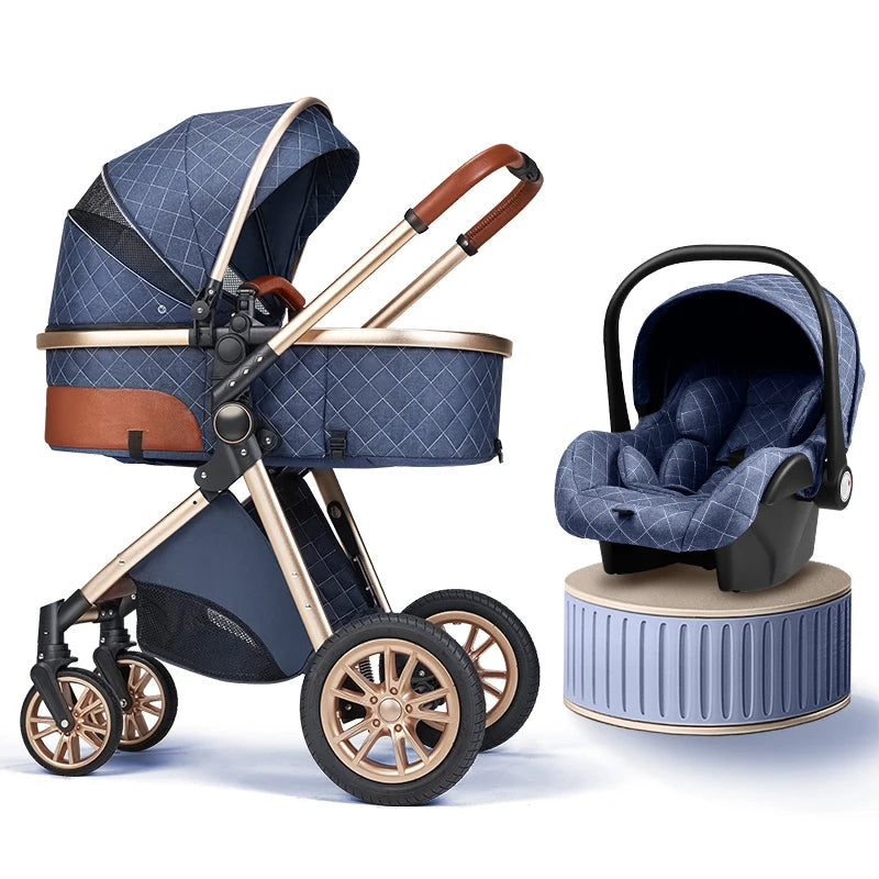 B.Childhood 3 In 1 High Landscape Portable Baby Stroller