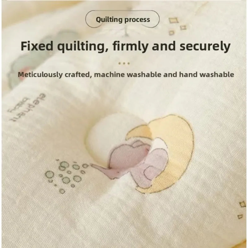 High Quality Cotton Newborn Swaddle Blanket with Cute Bunny Ears Hospital Delivery Wrap Extra Soft Thermal Baby Swaddling New