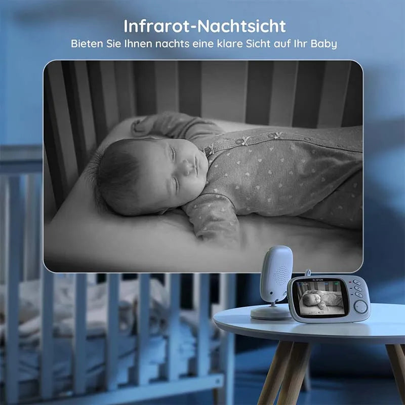 BOIFUN Wireless Baby Monitor With Camera VOX Night Vision Temperature