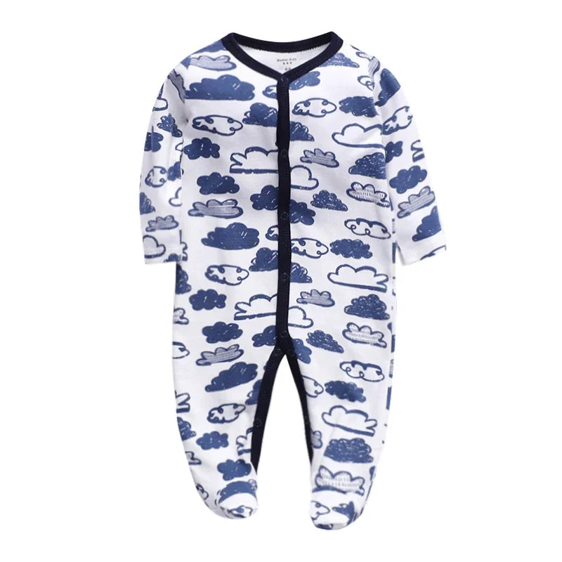 Baby Bodysuit Long Sleeve 100 Cotton For Spring Autumn Newborn