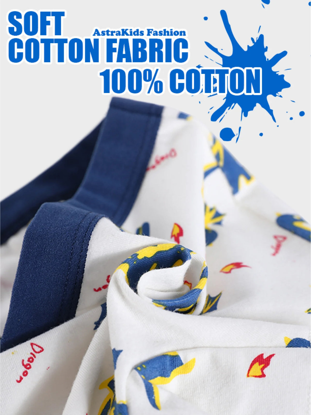 24 Pack Boys Cotton Underwears Kids Soft Boxer Briefs With Non-Roll Waistband