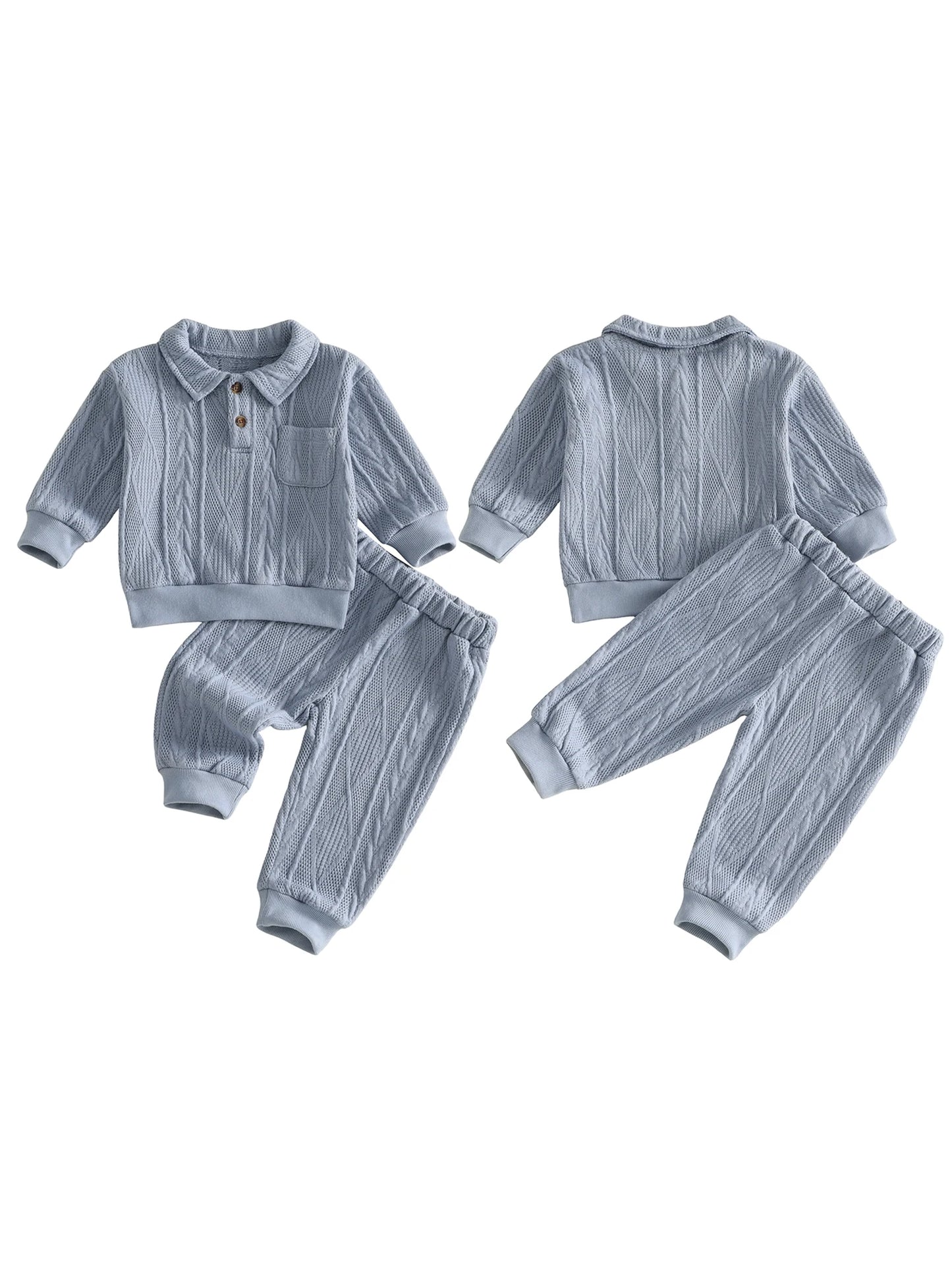 Girls Toddler Long Sleeve Fall Outfit Pants Tops Set