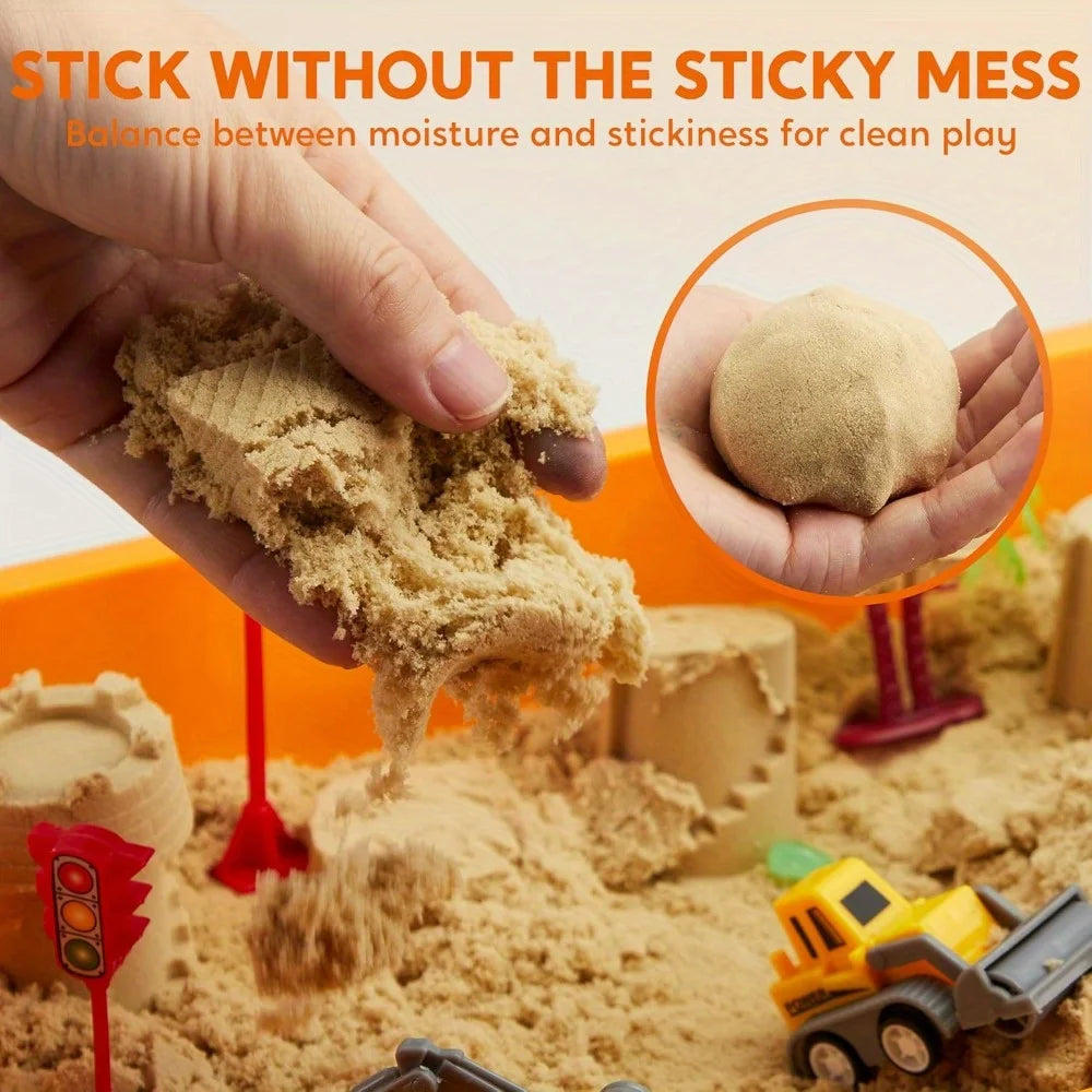Joyfy Glow In The Dark Construction Sensory Bin Castle Kit