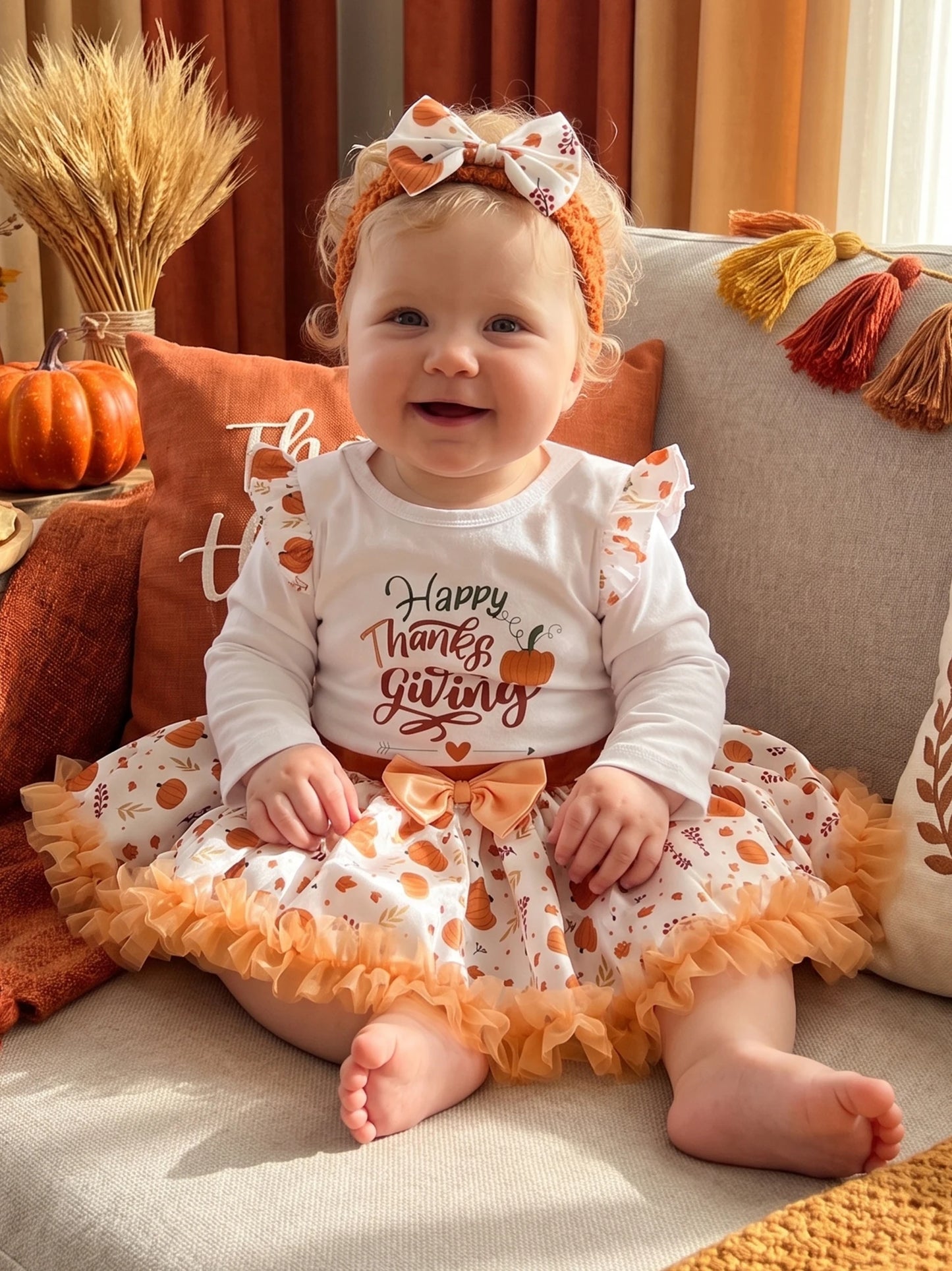 Outfits Long Pumpkin Print Skirt Toddler-Girl Long Sleeve Tops Sleeve Tops Sleeve Tops Top Rated Outfits Long Pumpkin Print