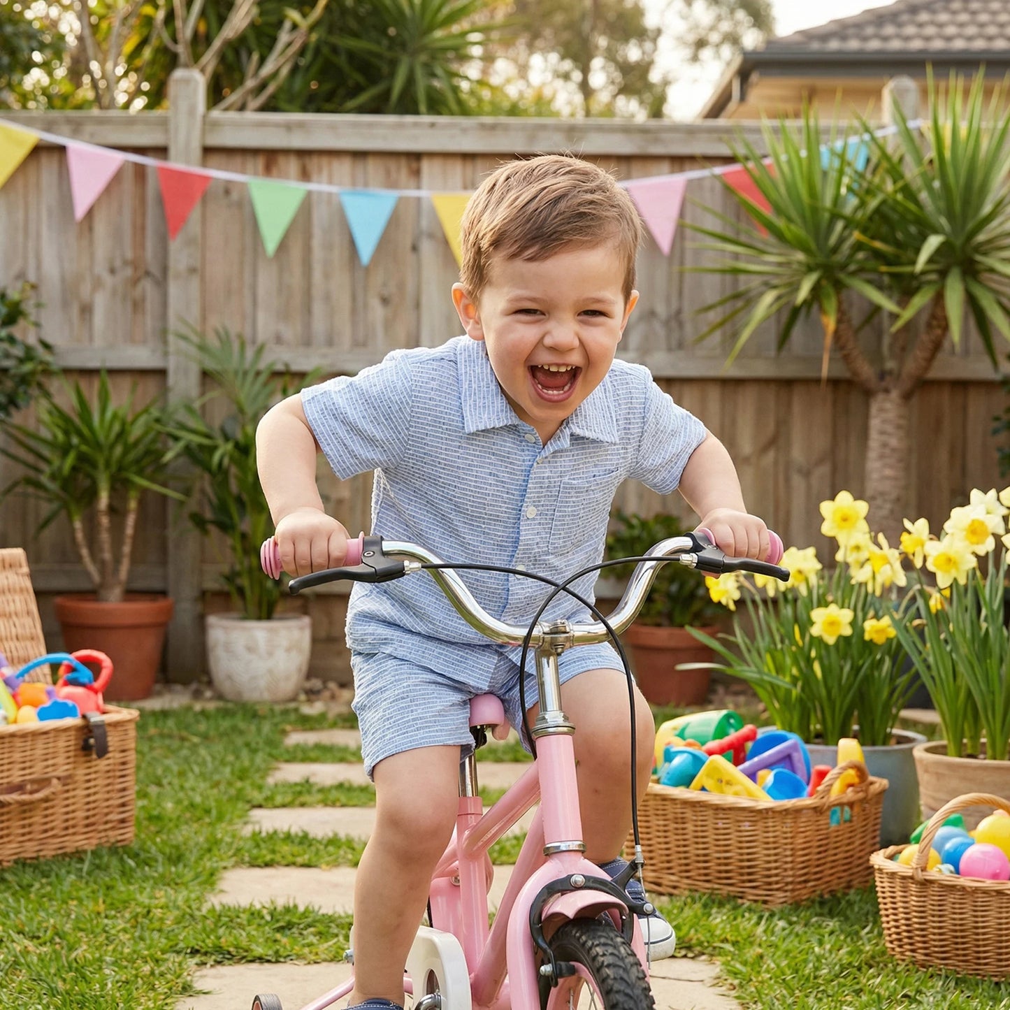 Infant Boy Summer Outfit Set With Textured Shirt And Shorts