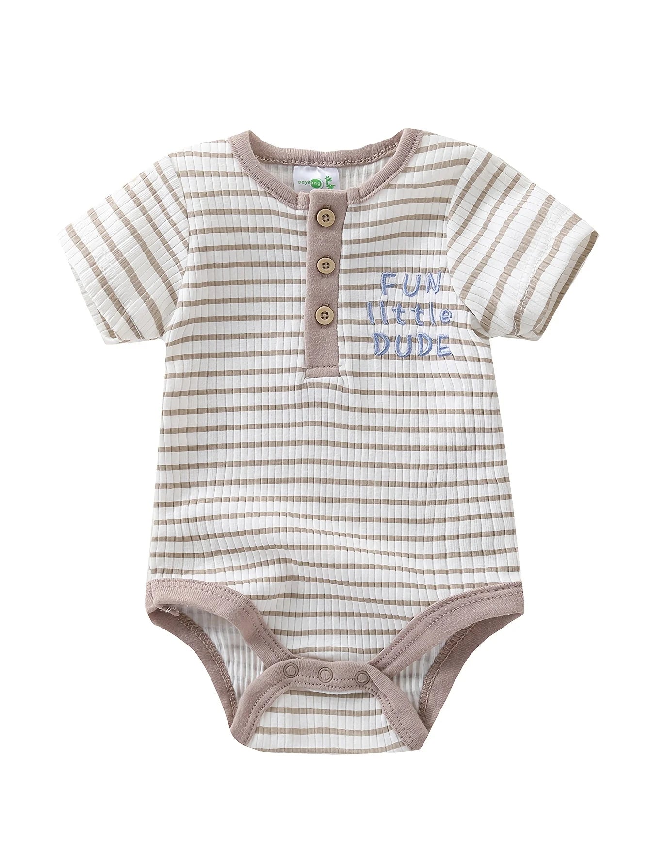 Newborn Baby Boy Cotton Bodysuits And Dinosaur Cartoon Rompers Set