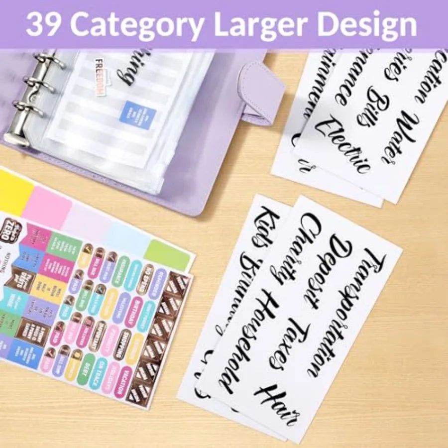 Budget Binder With Money Saving Challenge And Cash Envelopes