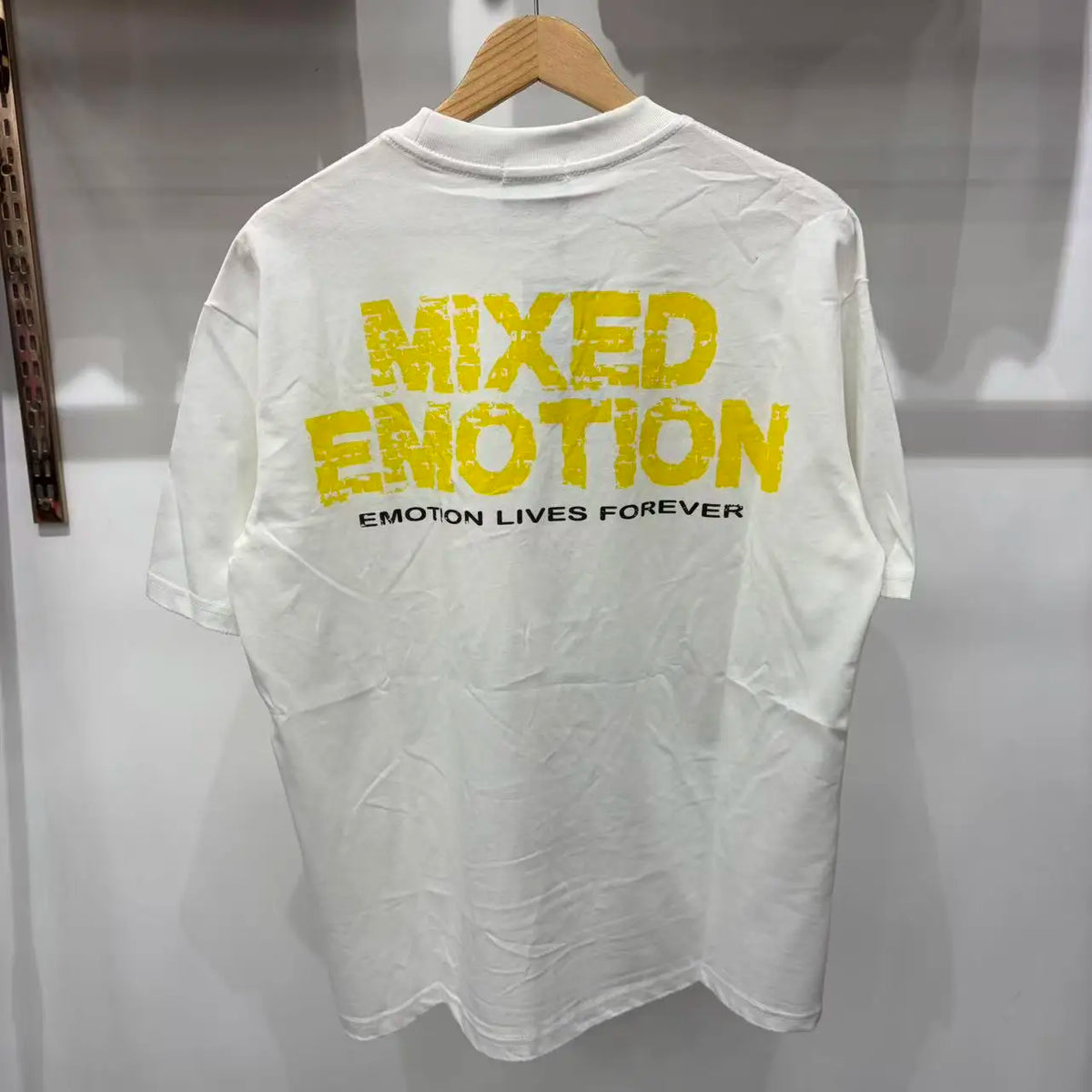 Mixed Emotion Printed Cotton T Shirt For Men Women