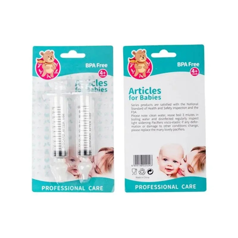Silicone Baby Nasal Aspirator Syringe Nose Cleanser