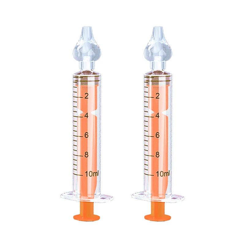Silicone Baby Nasal Aspirator Syringe For Gentle Nasal Cleaning