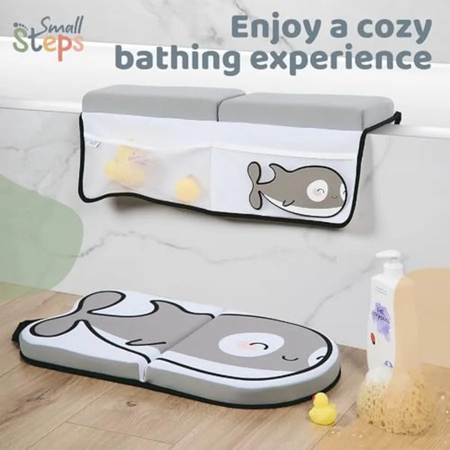 Bath Kneeler and Elbow Rest Pad Set With Memory Foam