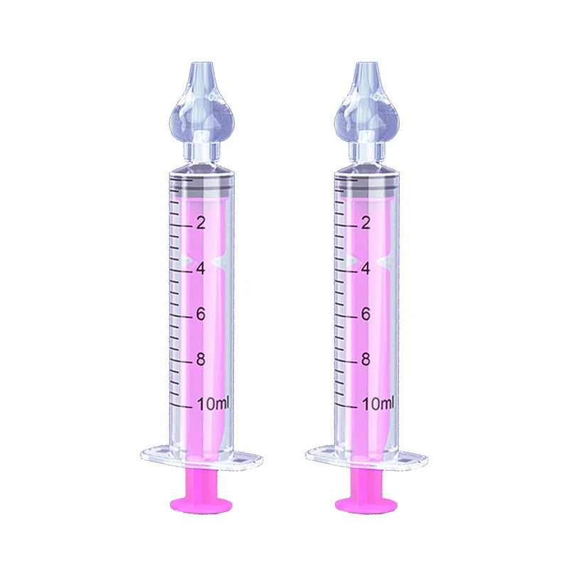 Silicone Baby Nasal Aspirator Syringe For Gentle Nasal Cleaning