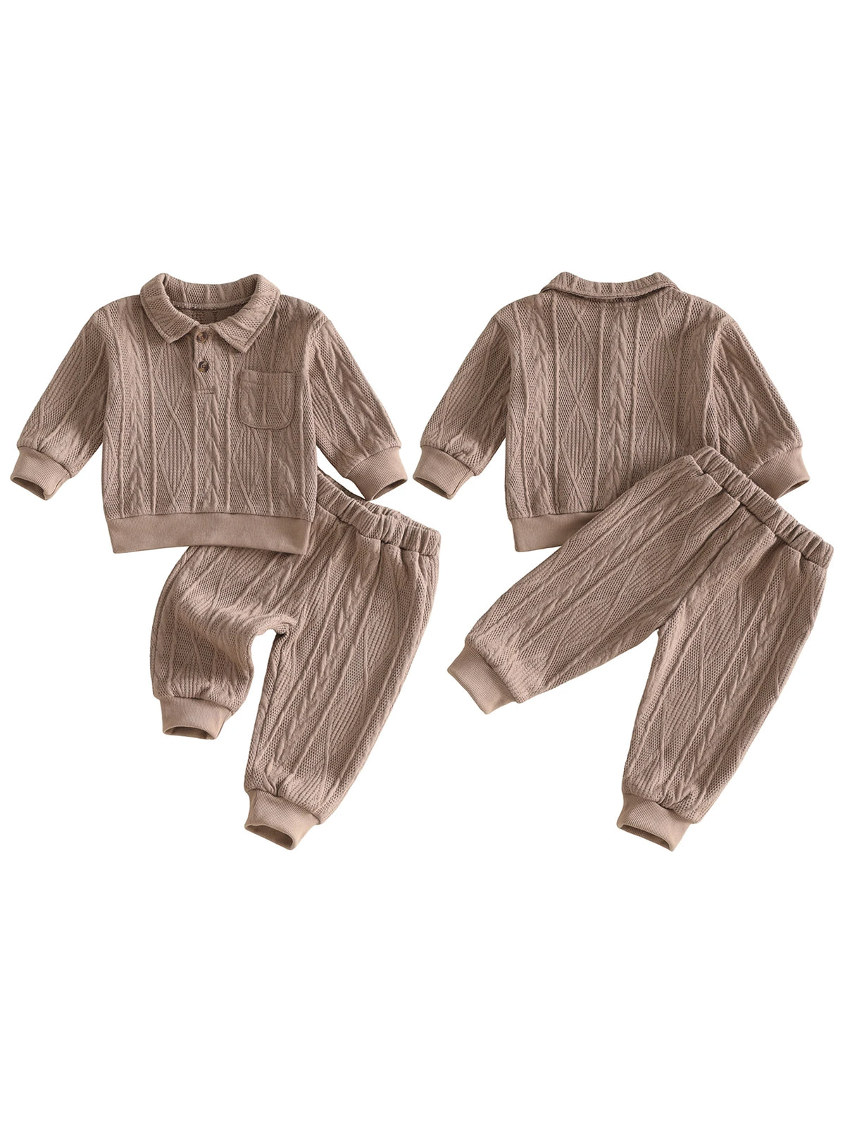 Girls Toddler Long Sleeve Fall Outfit Pants Tops Set