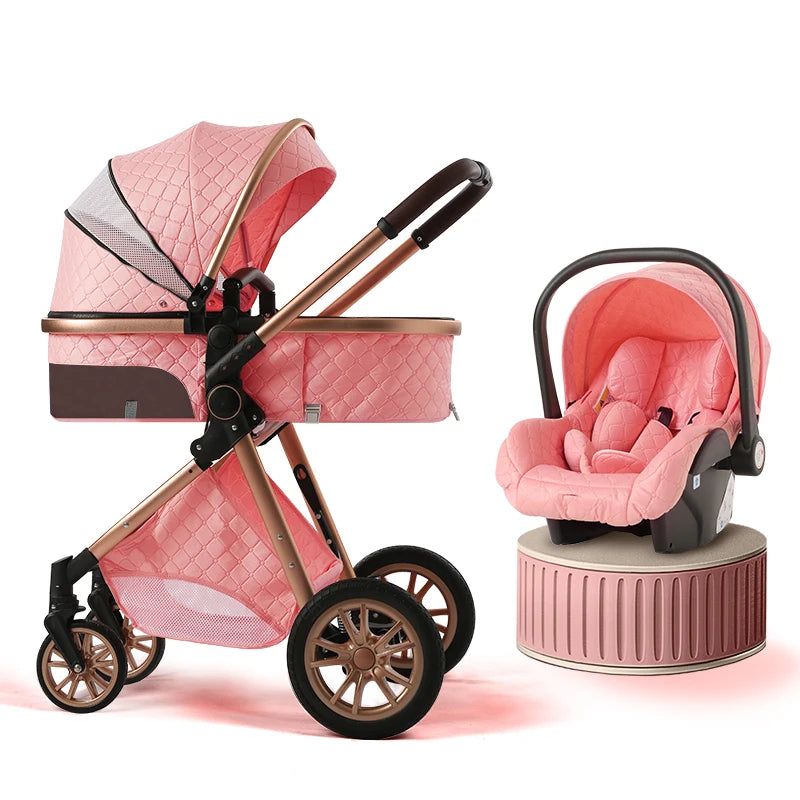 B.Childhood 3 In 1 High Landscape Portable Baby Stroller