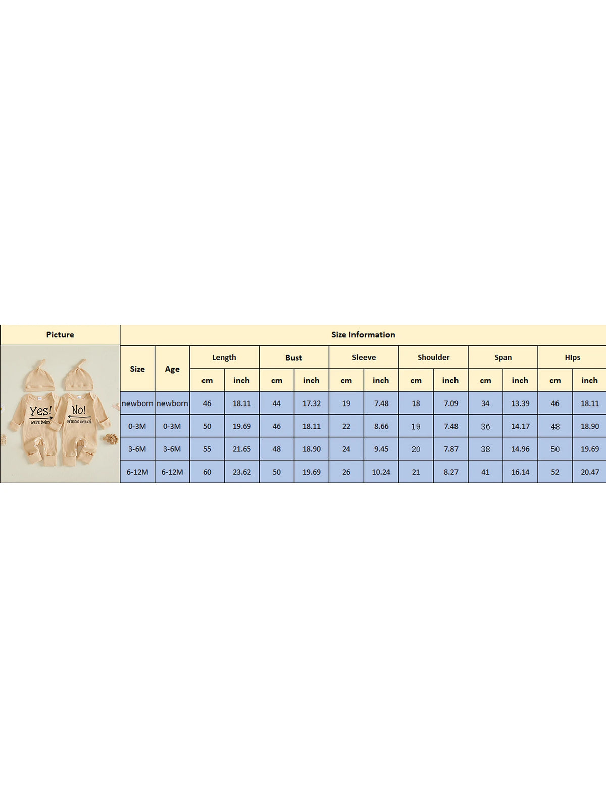 Ribbed Crew Neck Long Sleeve Baby Outfits Letter Baby Outfits Letter Twin Letter-Print-Ribbed Romper Ribbed Crew Neck Long