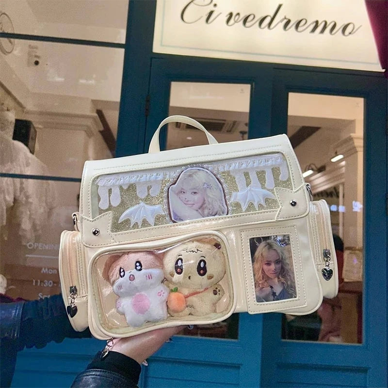 Ita Bag Harajuku Transparent Crossbody Lolita Style Large Capacity