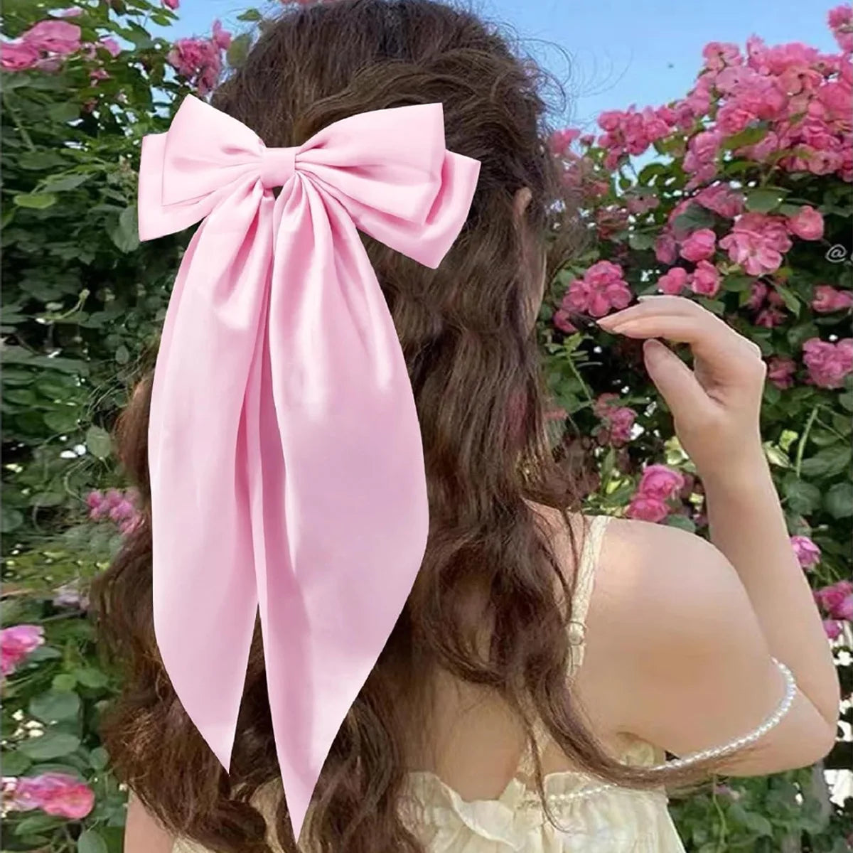 New Bows Hair Clips Bow Barrette Headband for Girl Bow Ribbon Hair Clip JZ094