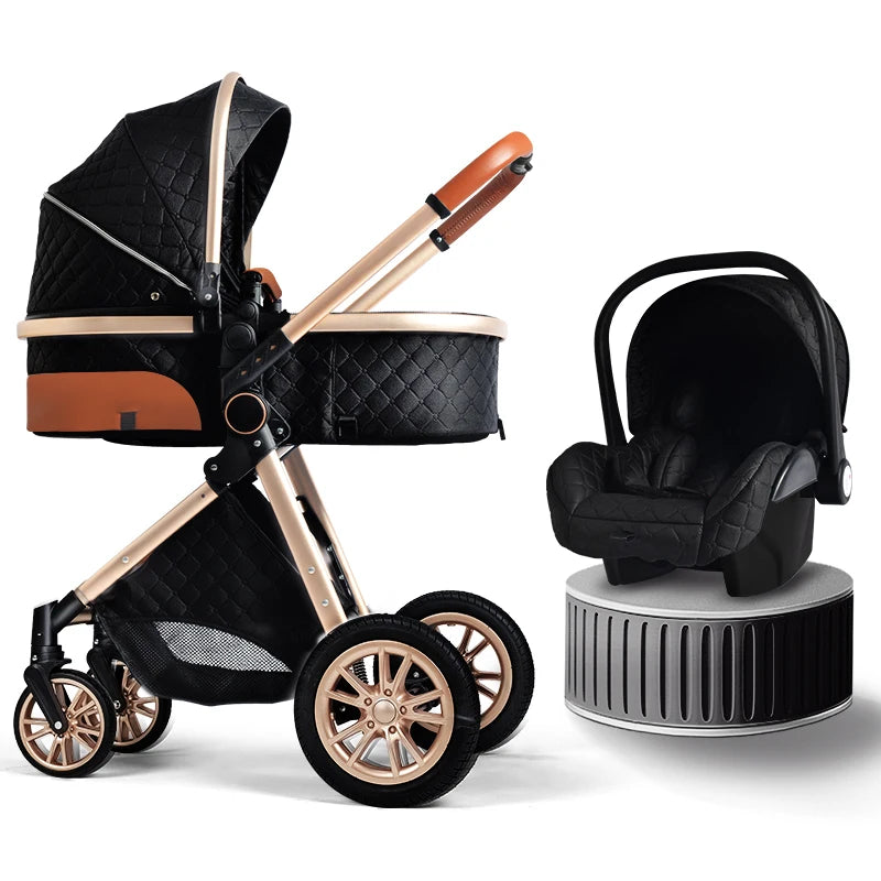 B.Childhood 3 In 1 High Landscape Portable Baby Stroller