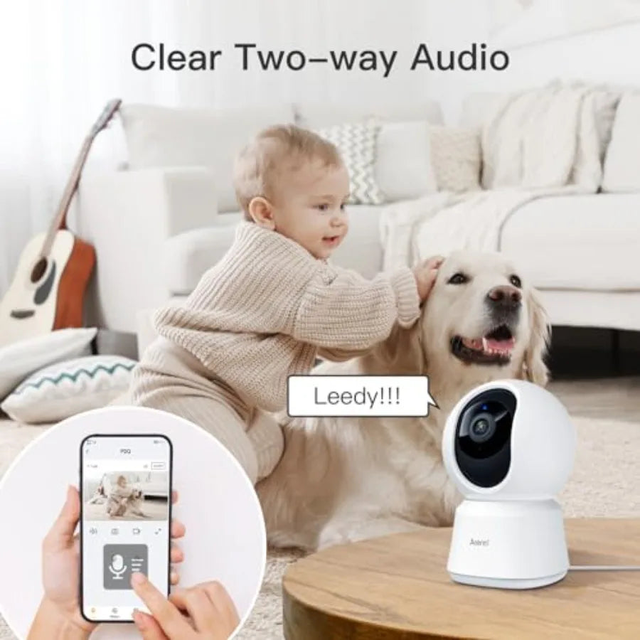 Indoor 5G Security Camera For Pet Monitoring And Baby Care