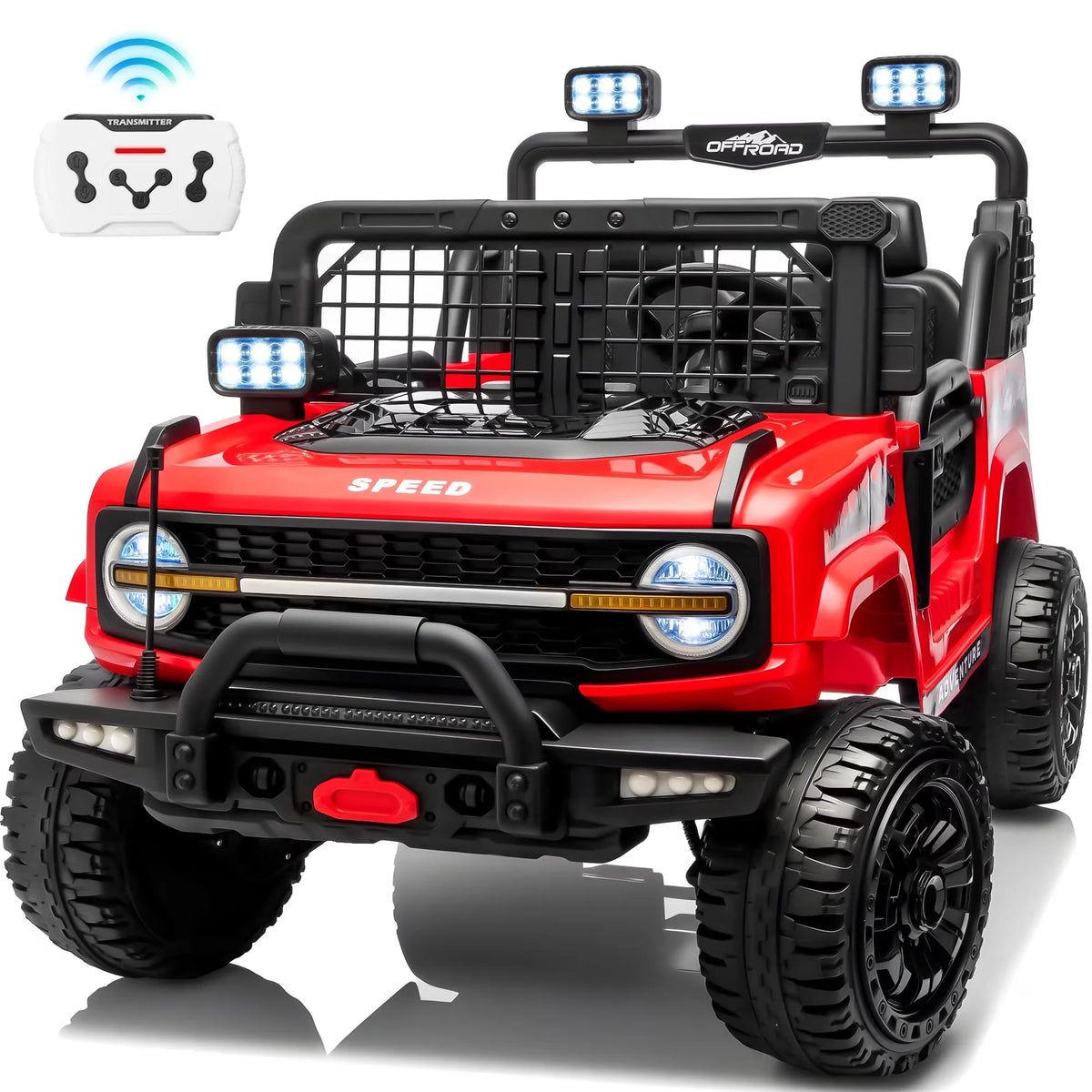 JoyRacer 24V Remote Control Two Seater Electric Ride On Truck