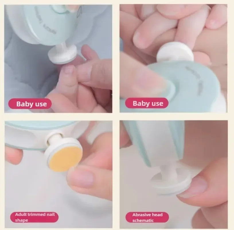 Electric Baby Nail Trimmer for Newborns and Infants Manicure Kit