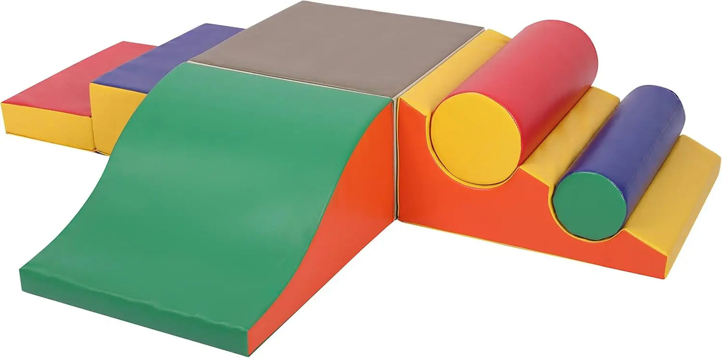 Toddler Foam Climbing Set Indoor Playset For Walking And Crawling