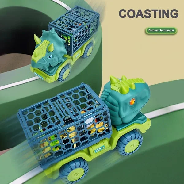 Dinosaur Inertia Transport Toy Car For Kids Play Set