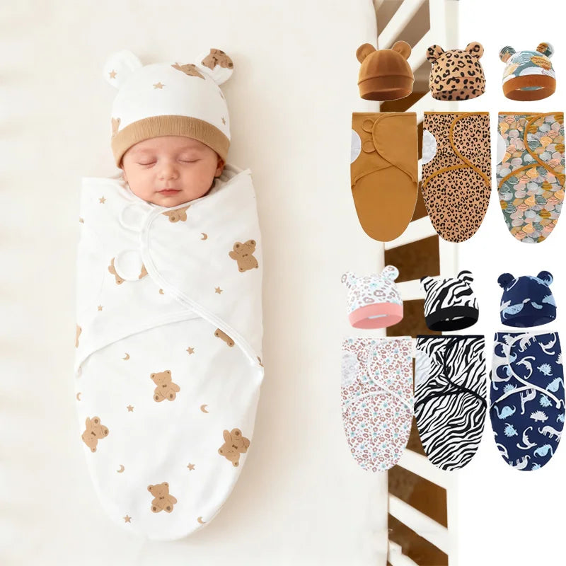 Baby Swaddle Wrap Soft Cocoon Baby Blankets Newborn Swaddling Wrap Warm Cotton Baby Bedding Blanket