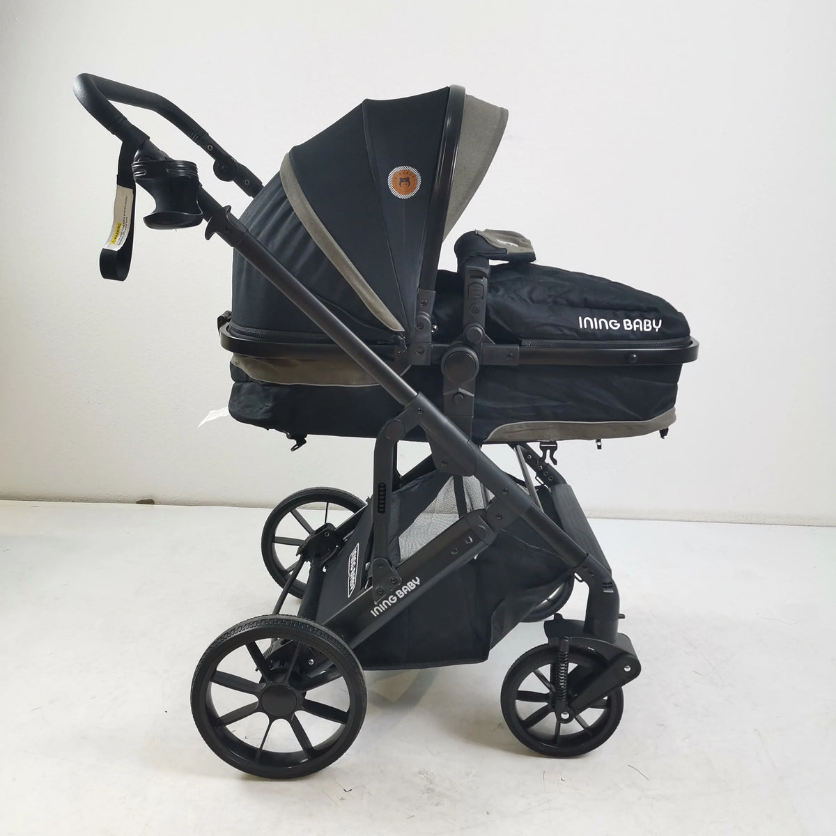 Multi Functional Baby Stroller Lightweight Foldable, Sit and Lie, Reversible Baby Seats with Shock-Absorbent, Essential for Newborn Outings
