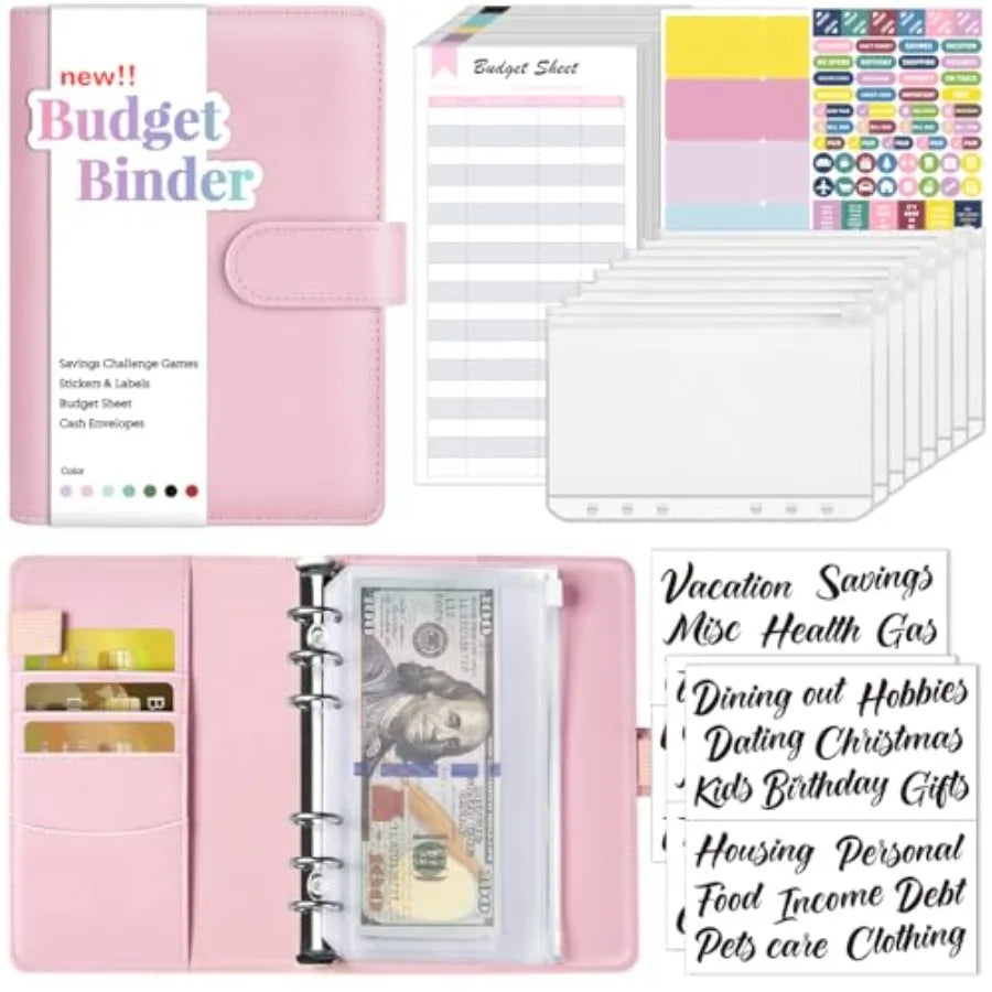 Budget Binder With Money Saving Challenge And Cash Envelopes